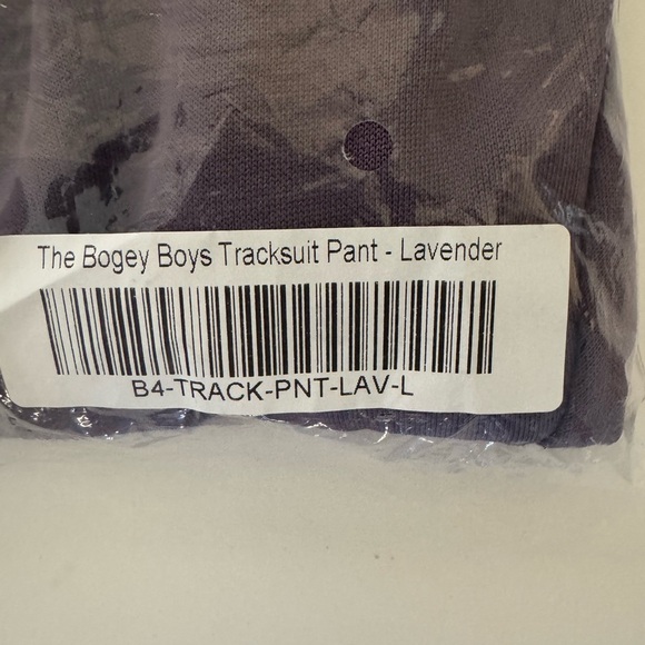 Bogey Boys by‎ Macklemore Tracksuit Jogger Pants, Lavender, Size 32, NWT - Picture 13 of 14